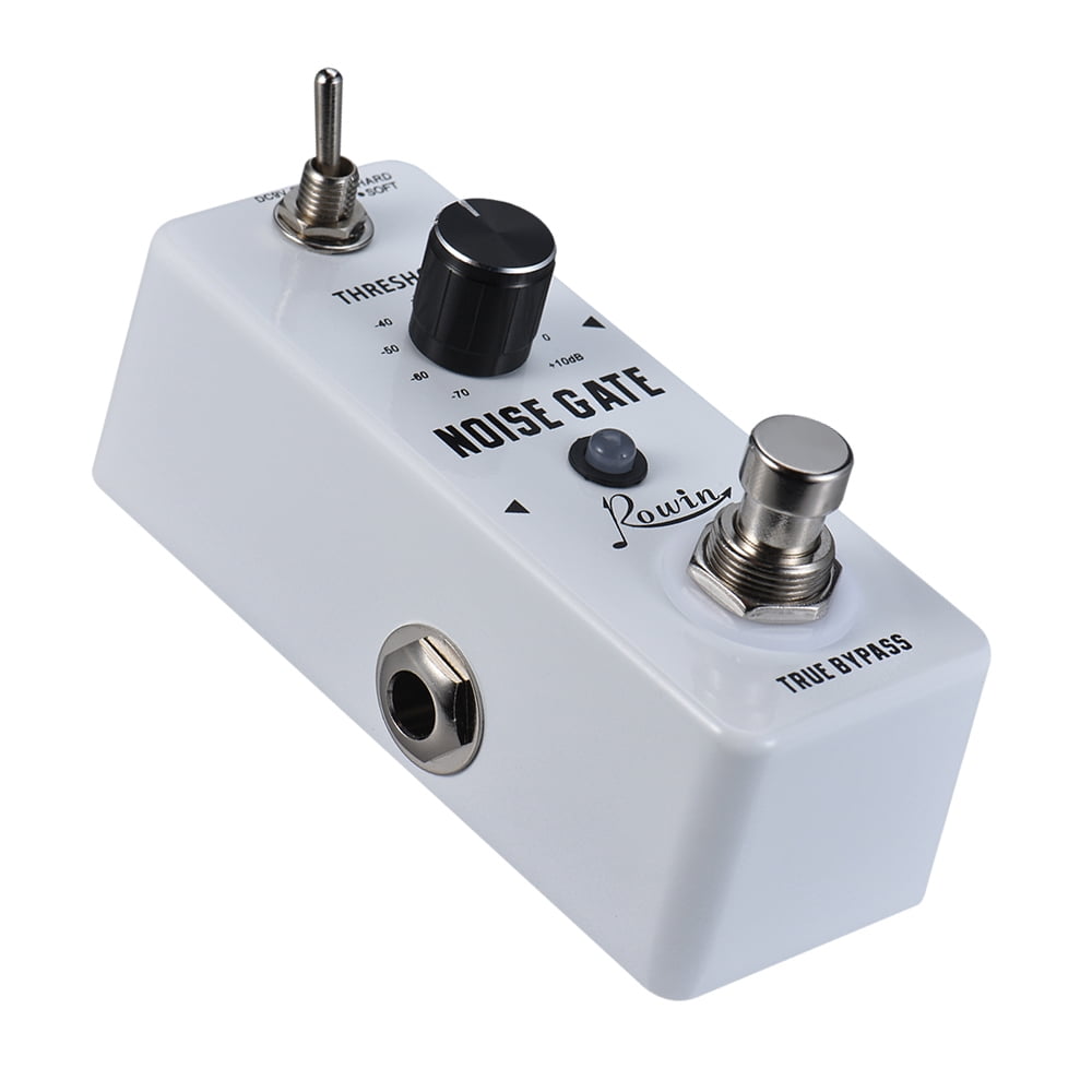 Rowin Effect Pedal,2 Modes Aluminum Reduction Pedal 2 Modes Aluminum Alloy Shell Noise Reduction Laoshe Qudai Alloy Shel Noise Shel Noise Bypass