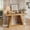 Natural Brown, variant on Finmind 55-Inch Farmhouse Console Table,2-Tier Wooden Entryway Table for Hallway, Natural