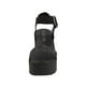 thumbnail image 3 of Tacones Chunky Mujer Casuales Kipon Hebilla Comodos negro 25, 3 of 5