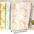 thumbnail image 2 of Steadline Floral Pattern Expandable A4 Document Organizer Multi-Pocket File Sorter Accordion Folder for Office School Home Use Portable Paper Storage System with Colored Labels, 2 of 2
