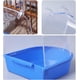 thumbnail image 5 of Jaula colgante para baño de pájaros, accesorios para jaula de limpieza de mascotas, caja de plástico, baño de loros para ducha de mascotas, bañera para pájaros (azul), 5 of 5