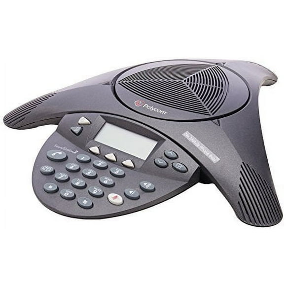 Polycom SoundStation 2 Téléphone de Conférence Analogique Non Extensible (2200-16000-001)