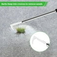 thumbnail image 6 of 3-in-1 Multi-Function Weed Puller Tool Set - Crack Weeder, Moss Scraper Brush & Hoe Head, Interchangeable Adjustable Long Handle - Manual Remover for Driveways, Patios, Garden Cracks | Garden & Patio, 6 of 8