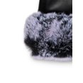 thumbnail image 3 of Time and Tru Women's Faux Fur Cuff Winter Glove, L/XL, Black Grey, 3 of 3