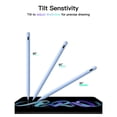 thumbnail image 4 of Stylus Pen for Apple iPad 2026-2018(11th A16/10/9/8/7/6) with USB-C Fast Charging,No Bluetooth–Just Turn On and Use,Tilt Sensitive Palm Rejection Compatible with iPad Pro/iPad Air/iPad Mini(Blue), 4 of 8