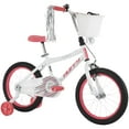 thumbnail image 1 of Huffy Zazzle 16-inch Girls’ Bike with Training Wheels, White, 1 of 1