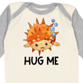 thumbnail image 4 of Inktastic Hug Me Cute Pufferfish with Bubbles Boys or Girls Long Sleeve Baby Bodysuit, 4 of 5
