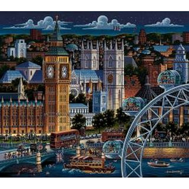 Puzzles de Dowdle Art Populaire Londres 500pc 16x20