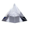 Aibecy Optical Crystal Pyramid Prism 2.4-Inch Multi-Color Toy and Desktop Decor Used for Physics Science Photography Decoration Adults and Kids