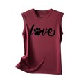 thumbnail image 4 of Tops casuales sexys de verano sin mangas para mujer Tops de chaleco sin mangas con estampado de cuello redondo regular Pompotops  lopia994747, 4 of 4