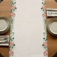 thumbnail image 5 of Table Runners 48 Inches Long Dress Scarves, Eucalyptus Trucks Farmhouse Kitchen/Dining Table Runner, Short Coffee Tablerunners, Spring Farmhouse Floral Leaves Burlap 13x48 Inch, 5 of 9