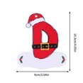 thumbnail image 2 of Adornos navideños, 26 piezas de adornos navideños con el alfabeto de Caperucita Roja para árbol de Navidad, adornos festivos colgantes, colgante con letras en inglés de Caperucita Roja, 2 of 2