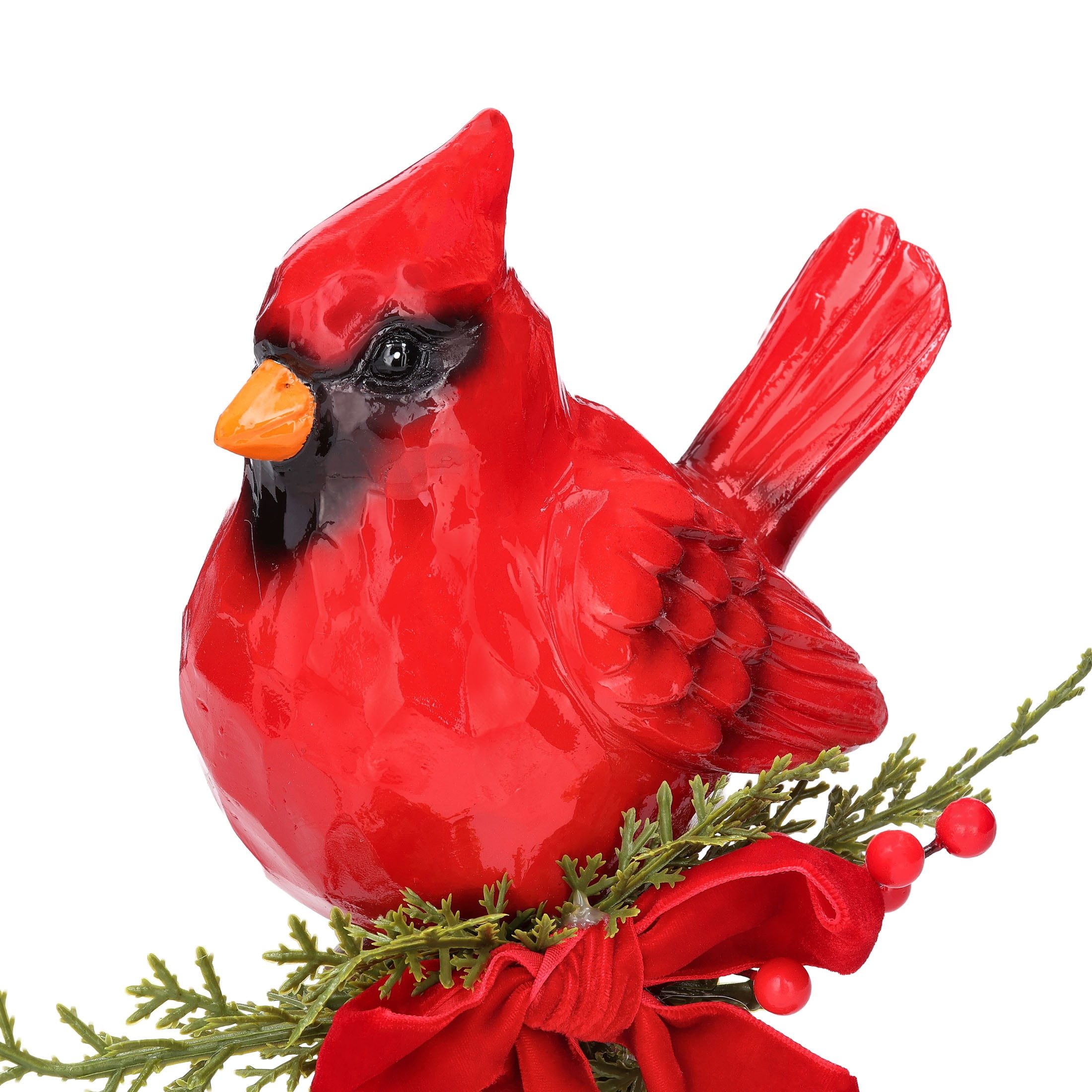 Cardinal Christmas Decoration, Red, 8", by Holiday Time