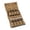 Khaki, variant on Foldable Seasoning Bottle Storage Bag Spice J Set Condiment Crier Sepated Holes Sealing 9Pcs for BBQ Indoor Backpacking Khaki