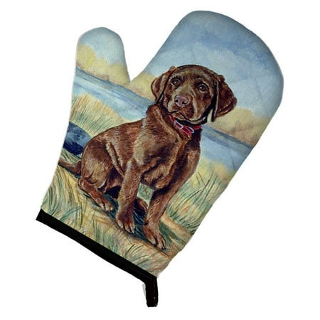 

Carolines Treasures 7090OVMT Chocolate Labrador Puppy Oven Mitt Large multicolor