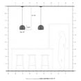 thumbnail image 4 of Livex Lighting 1-Light Modern Metal Single Pendant with Shade in Shiny Orange, 4 of 8