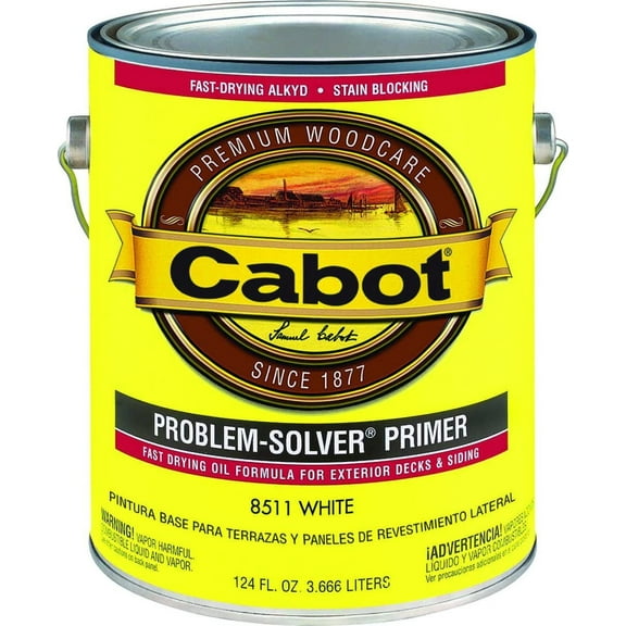 Cabot Creamery Premier Voc White Paint - 4 Gallon Pack