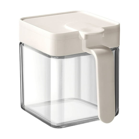 Pisexur Batería de cocina Tarros de especias de vidrio Organizador de cocina Tarros de especias Botella de especias Tarros de especias Tamaño compacto Fácil de usar M para la cocina del hogar
