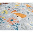 thumbnail image 6 of Smuge 3 Pcs Fox Quilt Sets Twin Size Bedding Set Microfiber Bedspread Classic Plaid Coverlet Bed Cover Decor, 1 Quilt & 2 Pillow Shams, 6 of 7