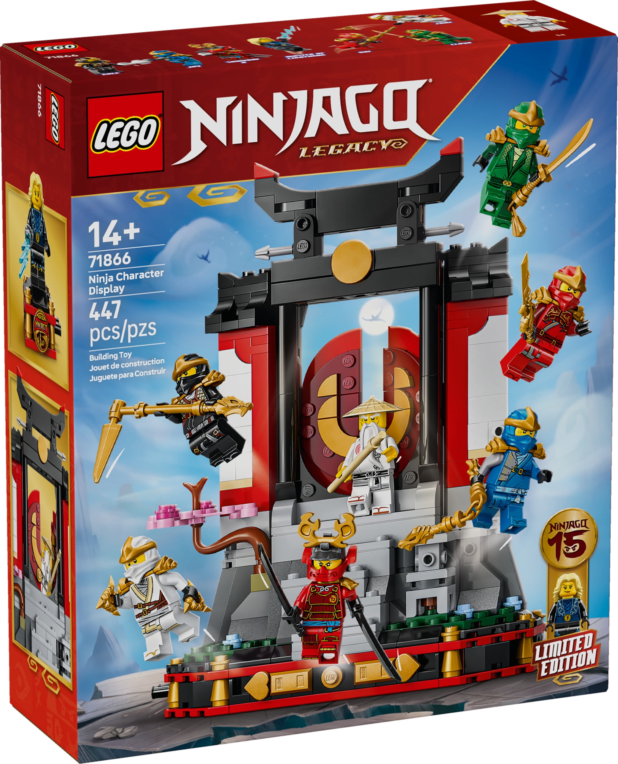 LEGO NINJAGO Ninja Character Display 15th Anniversary Building Toy