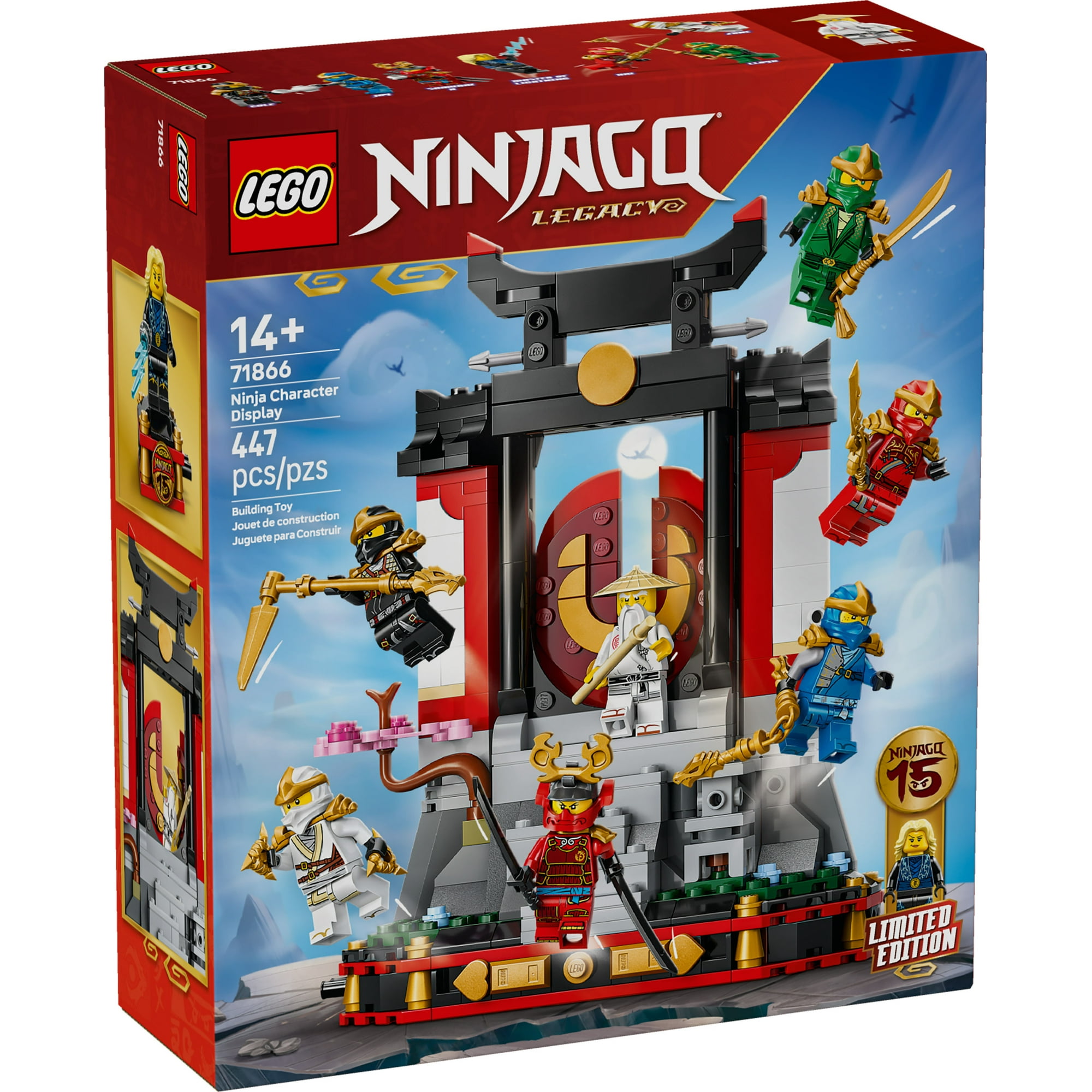 LEGO NINJAGO Ninja Character Display 15th Anniversary Building Toy