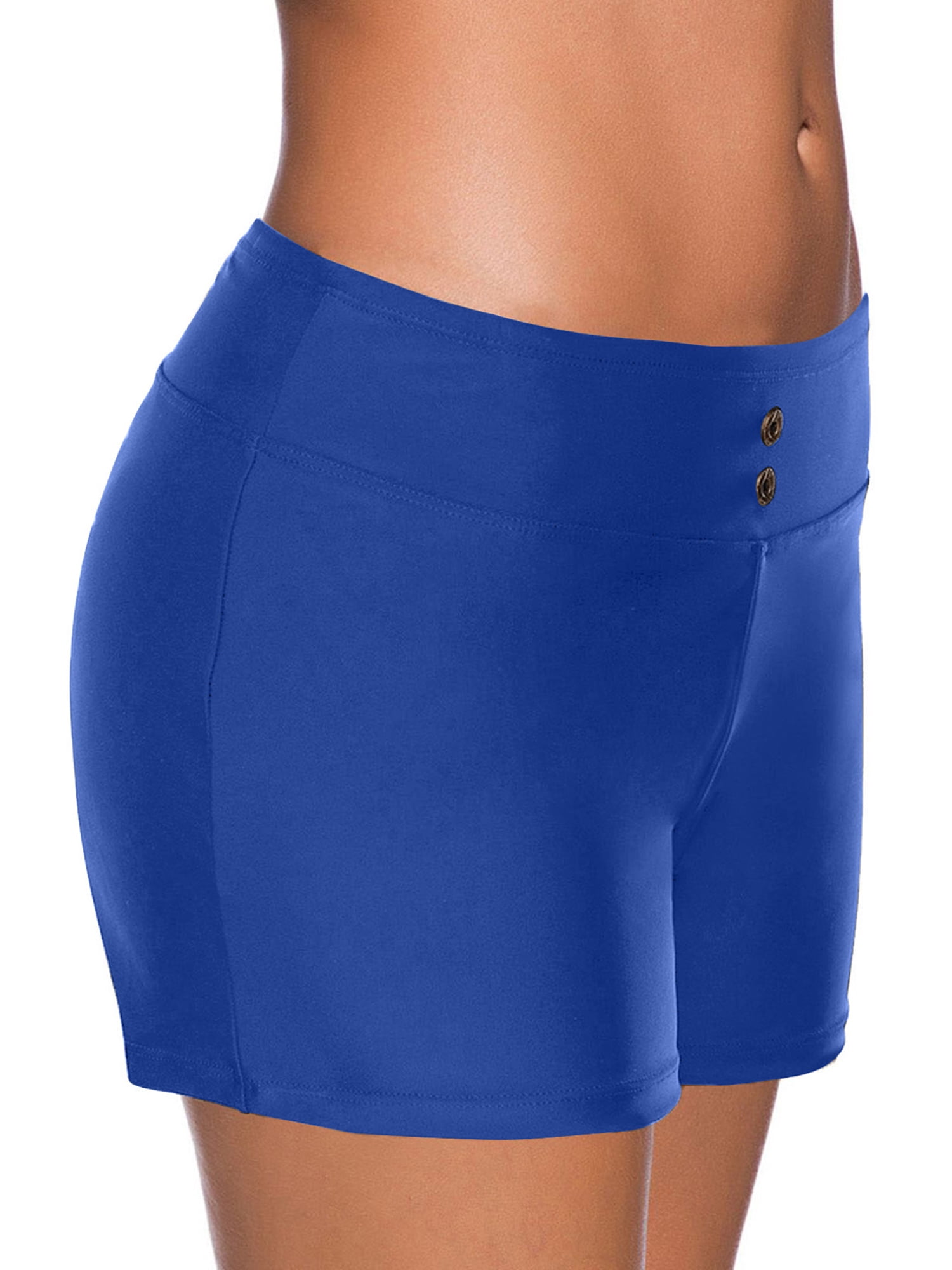 Colisha Womens Swim Shorts Beachwear Swimwear Tunks S-XXL Banded Swim ...