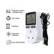 thumbnail image 2 of Controlador de temperatura digital LCD eléctrico con enchufe europeo, monitor de energía y temporizador, 2 of 5