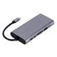 thumbnail image 5 of Estación de acoplamiento USB C compatible con HDMI 4K jixopn, lector de tarjetas TF/SD, adaptador multipuerto 11 en 1, transmisión de 5 Gbps, puerto Ethernet VGA para MacBook, portátil y notebook., 5 of 8