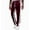 Red, variant on RPOVIG Men's Velour Sweatpants Fleece Velvet Jogger Gym Yoga Fashion Pants Athletic Casual with Pocket Drawstring