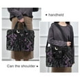 thumbnail image 6 of FORMRS 16" Laptop Bag Carrying Sleeve Case with Handle Travel Shoulder Briefcase, Gothic Floral Print, 6 of 8