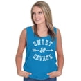 thumbnail image 3 of Sweet Savage Cute Sassy Attitude Tank Top Tee Shirt Women Brisco Brands S, 3 of 5