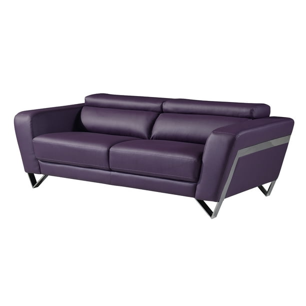 Global Furniture Usa Natalie Purple Bonded Leather Sofa Com Global Furniture Usa Natalie Purple, Global Furniture Bonded Leather Sofa