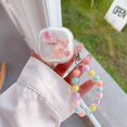 thumbnail image 2 of For Samsung Galaxy Buds Live, Cute Cartoon Bear Rabbit Transparent Protective Case Cover with Keychain (Bear), 2 of 5