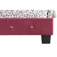 thumbnail image 5 of Glory Furniture Suffolk Velvet Upholstered King Bed in Cherry, 5 of 5