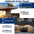 thumbnail image 5 of Solar Shed Light With Motion Sensor, Indoor Outdoor Light Solutions, Brighter Solar Light For Garage, Easy Installation Solar Light With Multiple Lighting Modes, High Efficiency Solar Panel, 5 of 5