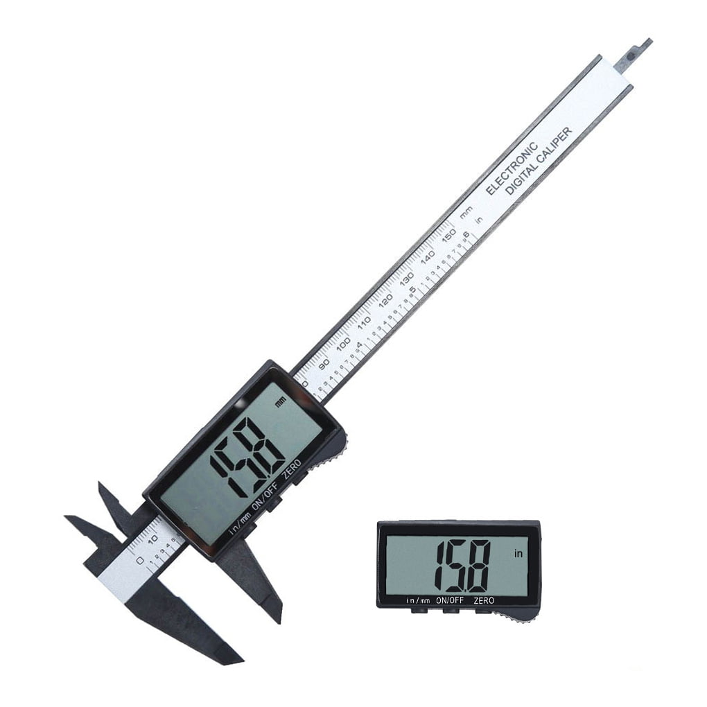 150mm 6'' Digital Caliper Vernier Slide Gauge LCD Measurement Micrometer Ruler 