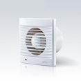 thumbnail image 1 of Ventilador de 100 mm, Extractor de Aire con Válvula Antirretorno + Mosquitera Integrada, 12 W, dB43, para Baño, Cocina, Oficina, WC, 1 of 5