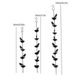 thumbnail image 6 of Dserhfy 60/80/100CM Iron Bird Rain Chain Heavy Duty Metal Outdoor Garden Hanging Rain Catcher Cups Outside Gutters Downspouts Replacement Decorative Rain Chain, 6 of 8