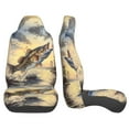 thumbnail image 4 of KAKALAD Bass Fish Jumping 08 Car Accessories Seat Covers Set Vehicle Seat Covers Universal Front Seats Protector 2 Pcs, 4 of 9