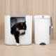 thumbnail image 4 of Bandeja higiénica Modkat XL extra grande para gatos con forros, color blanco, 4 of 6