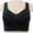 Black, variant on Bigersell Full-Coverage Bra On Sale Size Women's No-Wire Bra No Front Button No-Slip Underwear Push-Up Bra Style F-1243 White XL