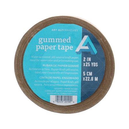 UPC: 0082435201900 | Art Alternatives Gummed Paper Tape 2  x 75 ft.