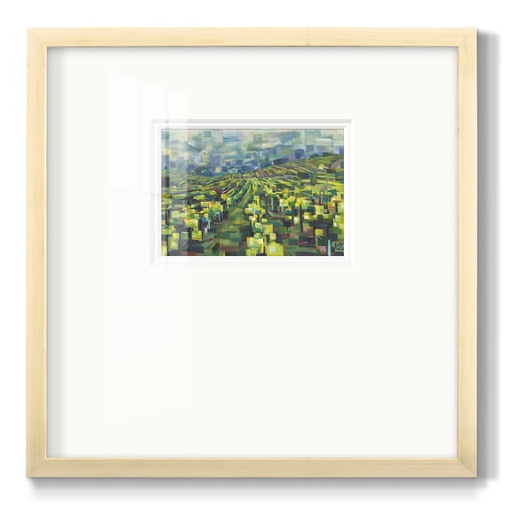 Yellow Grapevines Forever-Premium Framed Print
