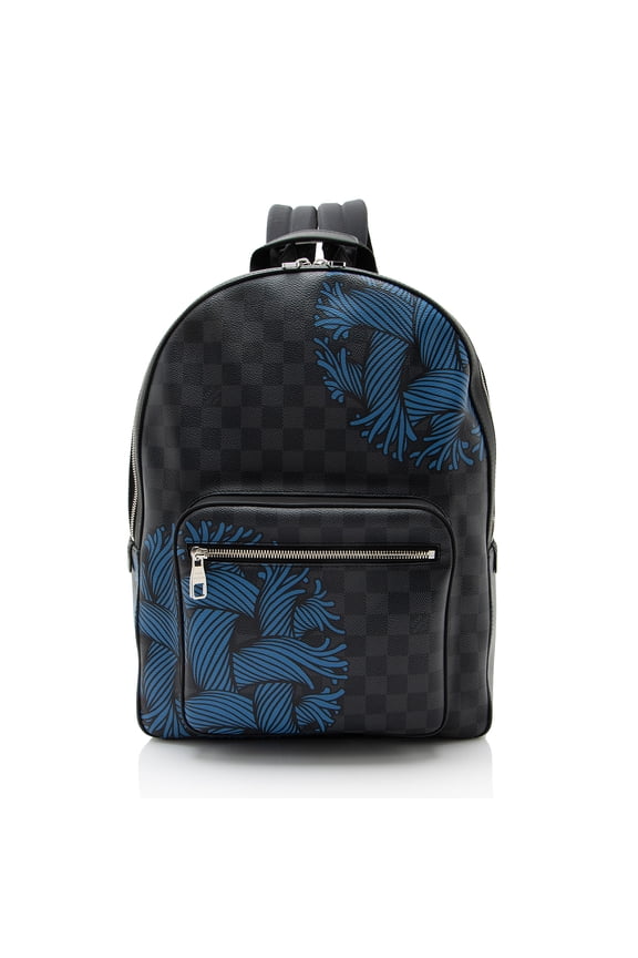 Pre-Owned Louis Vuitton Limited Edition Damier Graphite Nemeth Josh Backpack