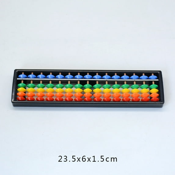 Tookss 4PCS Kids Abacus Rainbow Bead Arithmetic Counting Tool For Kids Kindergarten Pupils 7 9 11 13 15 17 Column Abacus