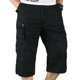 thumbnail image 1 of Mens 3/4 Long Length Elasticated Shorts Waist Cargo Combat Three Quarter Pants zhangyuxiang LED, 1 of 2