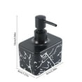 thumbnail image 3 of Mini Soap Dispenser, 12.17 oz Dish Soap Dispenser Refillable Hand Soap Lotion Dispenser with Marble Pattern Liquid Hand Soap Dispenser Pump Bottle, 3 of 6