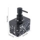 thumbnail image 3 of Dispensador de gel hidroalcohólico de 360 ml, estético, para baño, cocina o lavabo. Desinfectante de gran capacidad, diseño moderno, fabricado en plástico. Ideal para el hogar y la cocina., 3 of 6
