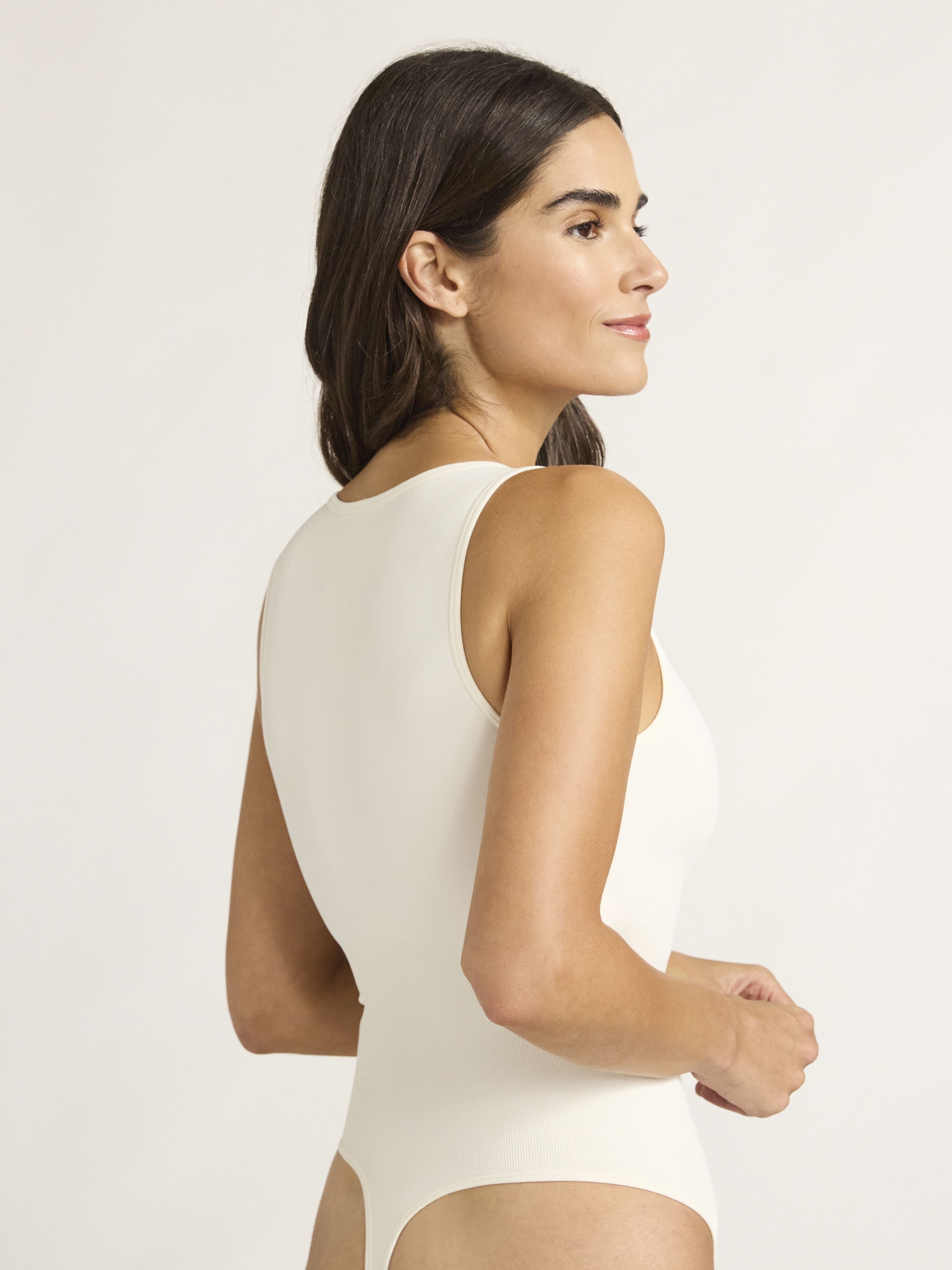Joyspun Women's Seamless Slimming High Neck Bodysuit, 2-Pack, Sizes XS-XXXL
