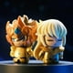 thumbnail image 5 of Bandai Original Gashapon Saint Seiya:Legend Of Sanctuary Q Version Golden Zodiac 01 02 Republish Anime Action Figure Toys Gift, 5 of 5